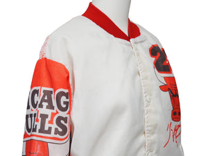NBA エヌビーエー CHICAGO BULLS シカゴ ブルズ JORDAN ジョーダン ヴィンテージ ブルゾン ジャンパー ジャケット S 中古 32691