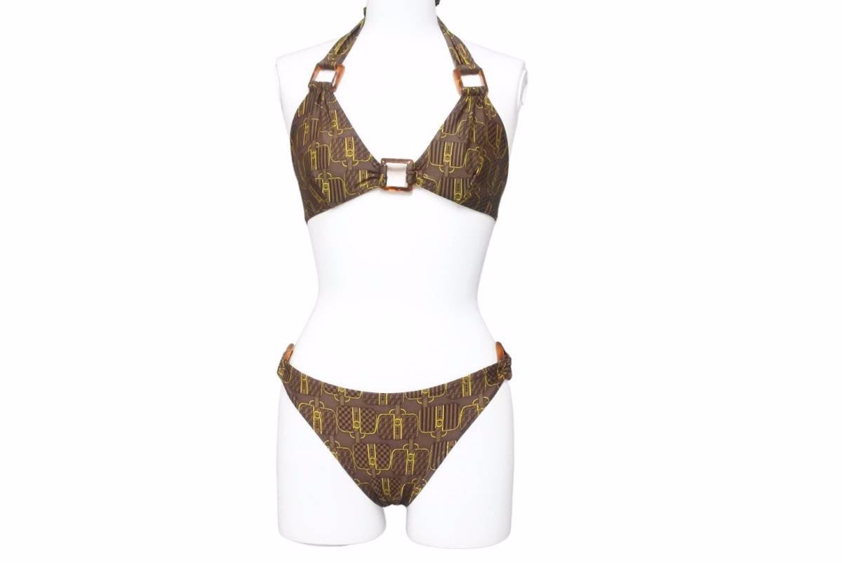 完全新品 FENDI 水着！ Fendi】ビキニ モノグラム 水着 スイムスーツ ロゴ 2色 (FENDI