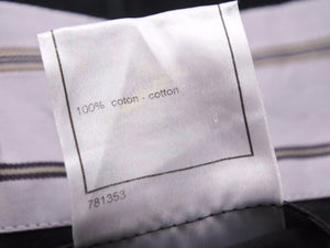 CHANEL シャネル 半袖ワンピース シャツ生地 ブラック ココマーク P32297W04073 レディース サイズ36 美品 N32910