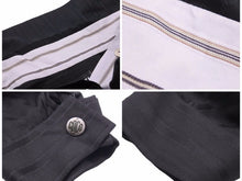 Load image into Gallery viewer, CHANEL シャネル 半袖ワンピース シャツ生地 ブラック ココマーク P32297W04073 レディース サイズ36 美品 N32910