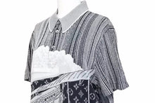 Load image into Gallery viewer, LOUIS VUITTON ルイヴィトン 12年 コットン ポロシャツ ブラック グレー コットン RM172 モノグラム サイズS 良好 メンズ 33139 正規品