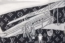 Load image into Gallery viewer, LOUIS VUITTON ルイヴィトン 12年 コットン ポロシャツ ブラック グレー コットン RM172 モノグラム サイズS 良好 メンズ 33139 正規品