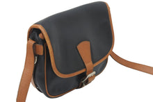 Load image into Gallery viewer, CELINE セリーヌ ショルダー バッグ ブラック キャメル レザー レディース ヴィンテージ 中古 30070