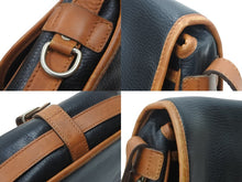 Load image into Gallery viewer, CELINE セリーヌ ショルダー バッグ ブラック キャメル レザー レディース ヴィンテージ 中古 30070