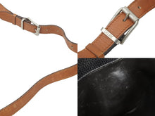 Load image into Gallery viewer, CELINE セリーヌ ショルダー バッグ ブラック キャメル レザー レディース ヴィンテージ 中古 30070