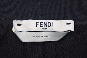 FENDI フェンディ レディース ショーツ ショートパンツ ランニング ジム トレーニング ブラック ホワイト M 中古 33554