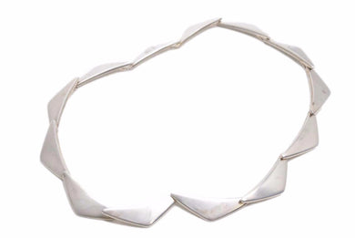 GEORG JENSEN ジョージ ジェンセン ピーク PEAK ネックレス ペンダント 39cm シルバー 925 レディース 良好 33643