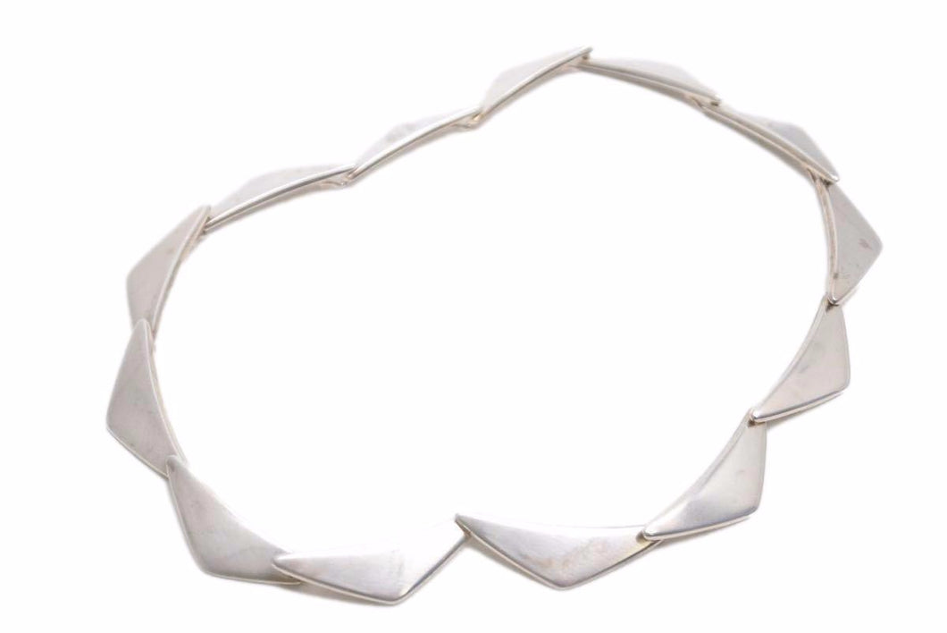 GEORG JENSEN ジョージ ジェンセン ピーク PEAK ネックレス ペンダント 39cm シルバー 925 レディース 良好 33643
