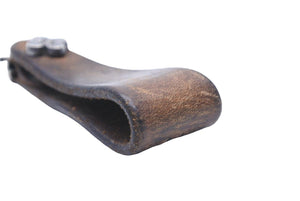 EYEFUNY アイファニージュエリー ベルトフープ ウォレットキーチェーン キーホルダー レザー ブラウン メンズ 中古 N33646