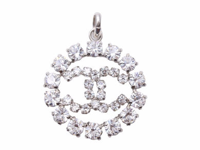 新品同様 CHANEL シャネル 00A ネックレス テニス ラインストーン ココマーク ロゴ ヘッド ユニセックス 中古 38246