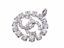 Load image into Gallery viewer, 新品同様 CHANEL シャネル 00A ネックレス テニス ラインストーン ココマーク ロゴ ヘッド ユニセックス 中古 38246