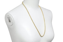 Load image into Gallery viewer, 極美品 Tiffany&amp;Co. ティファニー ヴィンテージ 太 ロング ネックレス ツイスト 14K 希少 60cm 36.8g ユニセックス 中古 33895