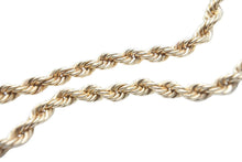 Load image into Gallery viewer, 極美品 Tiffany&amp;Co. ティファニー ヴィンテージ 太 ロング ネックレス ツイスト 14K 希少 60cm 36.8g ユニセックス 中古 33895