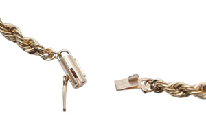 極美品 Tiffany&Co. ティファニー ヴィンテージ 太 ロング ネックレス ツイスト 14K 希少 60cm 36.8g ユニセックス 中古 33895