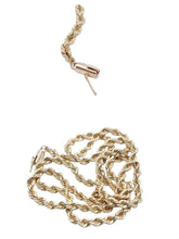 Load image into Gallery viewer, 極美品 Tiffany&amp;Co. ティファニー ヴィンテージ 太 ロング ネックレス ツイスト 14K 希少 60cm 36.8g ユニセックス 中古 33895