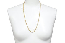 Load image into Gallery viewer, 極美品 Tiffany&amp;Co. ティファニー ヴィンテージ 太 ロング ネックレス ツイスト 14K 希少 60cm 36.8g ユニセックス 中古 33895