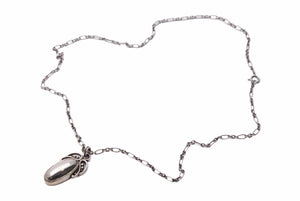 GEORG JENSEN ジョージジェンセン 2005 ネックレス イヤーペンダント シルバー 925 メンズ 中古 34069