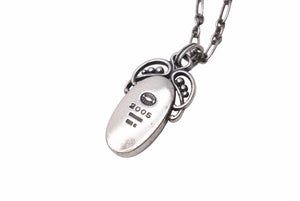 GEORG JENSEN ジョージジェンセン 2005 ネックレス イヤーペンダント シルバー 925 メンズ 中古 34069