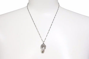 GEORG JENSEN ジョージジェンセン 2005 ネックレス イヤーペンダント シルバー 925 メンズ 中古 34069