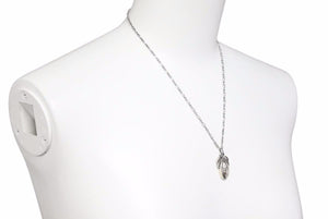 GEORG JENSEN ジョージジェンセン 2005 ネックレス イヤーペンダント シルバー 925 メンズ 中古 34069