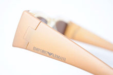 画像をギャラリービューアに読み込む, EMPORIO ARMANI エンポリオアルマーニ サングラス イタリア製ロゴ クリアベージュ 615-s 446 51□17 135 中古 34182 