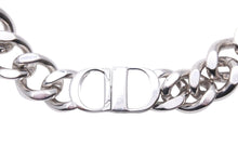 Load image into Gallery viewer, 21SS Christian Dior クリスチャンディオール CD アイコンチェーン ネックレス シルバー 46cm ペンダント ロゴ 美品 34234