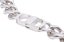 Load image into Gallery viewer, 21SS Christian Dior クリスチャンディオール CD アイコンチェーン ネックレス シルバー 46cm ペンダント ロゴ 美品 34234