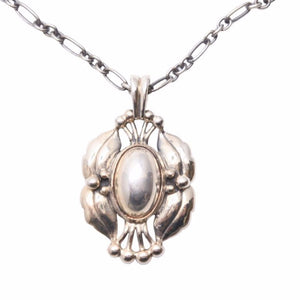 GEORG JENSEN ジョージジェンセン 2000 イヤー ネックレス ペンダント シルバー 925 美品 中古 34335