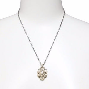 GEORG JENSEN ジョージジェンセン 2000 イヤー ネックレス ペンダント シルバー 925 美品 中古 34335