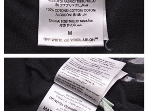 OFF WHITE オフホワイト THE RAIN t-shirts ヴァージル アブロー M VIRGIL ABLOH 半袖 ブラック 美品 34393