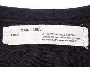 OFF WHITE オフホワイト THE RAIN t-shirts ヴァージル アブロー M VIRGIL ABLOH 半袖 ブラック 美品 34393