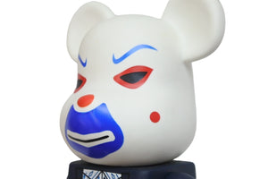 BE@RBRICK ベアブリック ダークナイト フィギュア ホビー サイズ 400% 2008 ネイビー 美品 中古 34410