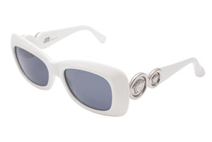 GIANNI VERSACE ジャンニ ヴェルサーチ ヴィンテージ サングラス 眼鏡 メデューサ ホワイト MOD.417 COL.850 良好 中古 34460