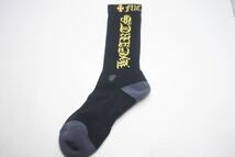 Load image into Gallery viewer, クロムハーツ Chrome Hearts SOCKS OLD ENGLISH 1PK サイズ:M オールドイングリッシュロゴ靴下ソックス 34460
