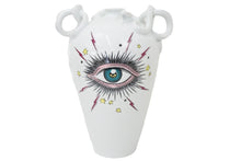 Load image into Gallery viewer, Gucci Decor グッチ デコール インテリアコレクション 花瓶 ポーセリンフラワーベース スネークハンドル ホワイト 美品 中古 34516