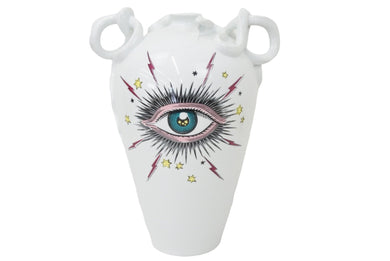Gucci Decor グッチ デコール インテリアコレクション 花瓶 ポーセリンフラワーベース スネークハンドル ホワイト 美品 中古 34516