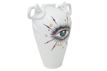 Load image into Gallery viewer, Gucci Decor グッチ デコール インテリアコレクション 花瓶 ポーセリンフラワーベース スネークハンドル ホワイト 美品 中古 34516