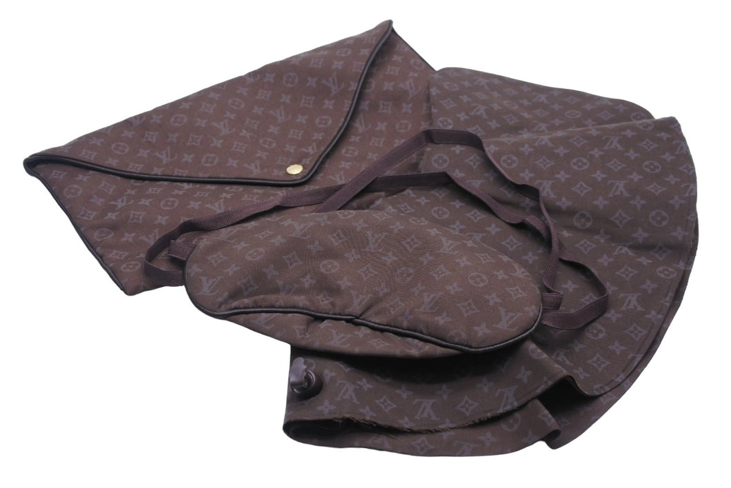 LOUIS VUITTON ルイヴィトン モノグラム ヴォワヤージュキュット アイマスク トラベルセット 旅行 旅行セット 美品 34665