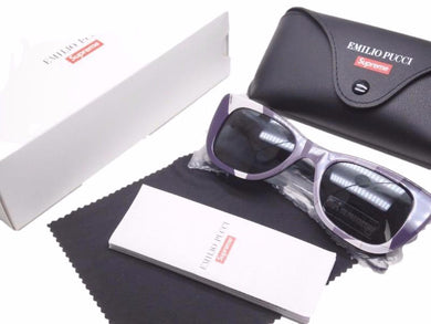 SUPREME シュプリーム EMILIO PUCCI エミリオプッチ 21SS サングラス サングラス G5SS20 05A サイズフリー ブラック 未使用品 34720 