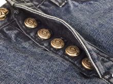 Load image into Gallery viewer, 2021SS 新品 CHROME HEARTS クロムハーツ クロスパッチ デニムショーツ サイズ27 インディゴ クロスボタン レディース 34892