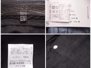 2021SS 新品 CHROME HEARTS クロムハーツ クロスパッチ デニムショーツ サイズ27 インディゴ クロスボタン レディース 34892