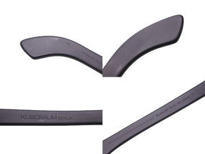 KUBORAUM クボラウム Maske B2 サングラス アイウェア メガネ ブラック サイズ49□26 150mmp 美品 中古 34916