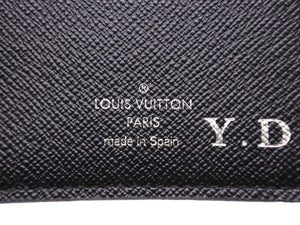 LOUIS VUITTON ルイヴィトン クリストファーネメス N61211 プラザ 長財布 ロープ柄 グラフィット 極美品 中古 35004