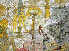 Load image into Gallery viewer, HERMES エルメス カレ90 スカーフ LES LEJENDES DE L&#39;ARBRE 木の伝説 兆候 ライオン グリーン TD20180 美品 35037