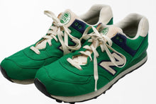 Load image into Gallery viewer, NEW BALANCE ニューバランス スニーカー シューズ ラグビーパック ML574RUG キャンバス グリーン ネイビー ホワイト 良品 中古58742