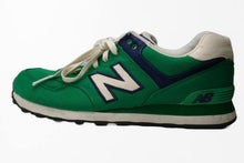 Load image into Gallery viewer, NEW BALANCE ニューバランス スニーカー シューズ ラグビーパック ML574RUG キャンバス グリーン ネイビー ホワイト 良品 中古58742