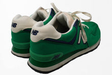 Load image into Gallery viewer, NEW BALANCE ニューバランス スニーカー シューズ ラグビーパック ML574RUG キャンバス グリーン ネイビー ホワイト 良品 中古58742