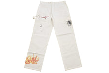 Load image into Gallery viewer, 極美品 Cactus Jack×Fragment トラヴィススコット カクタスジャック フラグメント イマジネーションパンツ ホワイト 36 中古 35341