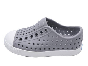 Native Shoes ネイティブシューズ JEFFERSON ジェファーソン スニーカーサンダル EVA グレー ホワイト 12.5cm 美品 中古 35383