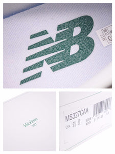 新品同様 New Balance ニューバランス Casablanca カサブランカ スニーカー 靴 327 RED MONOGRAM MS327CAA ホワイト 中古 35409